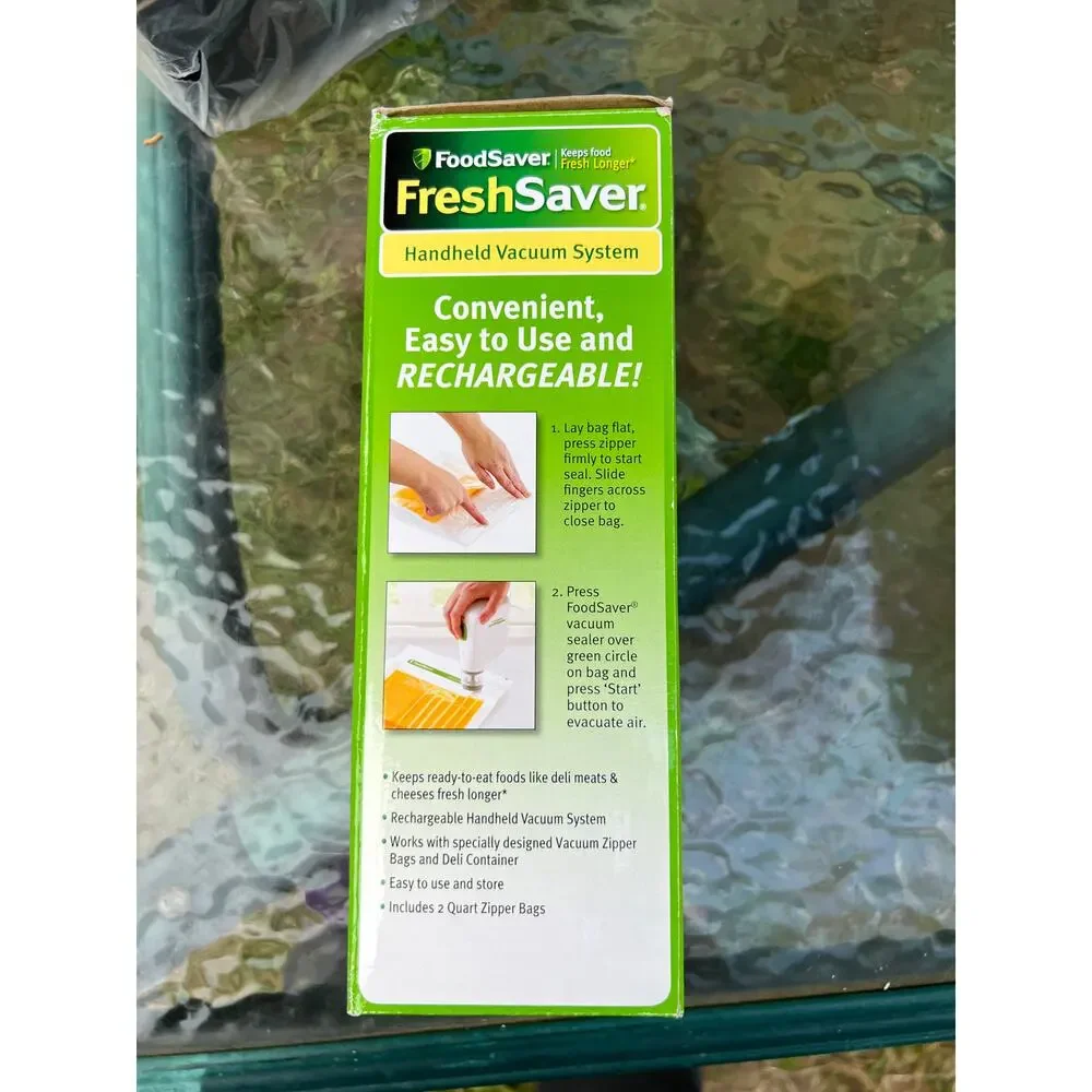 FoodSaver FreshSaver Handheld Vacuum Sealing System Rechargeable